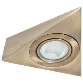 SIM-255 CABINET SPOTLIGHT ANTIQUE BRASS