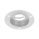 EL-6732 ROUND TRIMLESS DOWNLIGHT GU10 ALUM, WHITE