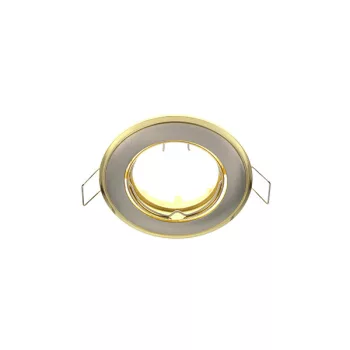 SA-91 SPOTLIGHT SATIN NICKEL/GOLD FOR 12V MR16 LAMP