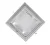 GL204 DOWNLIGHT SATIN NICKEL 2XG24