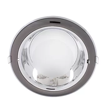 GL206 DOWNLIGHT GRAPHITE/CHROME 2XG24