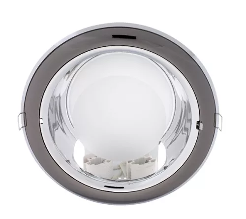 GL206 DOWNLIGHT GRAPHITE/CHROME 2XG24