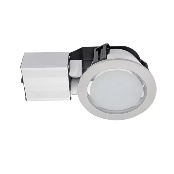   GL102-5" DOWNLIGHT FOR BATHROOM IP 44, SATIN NICKEL 2XG24