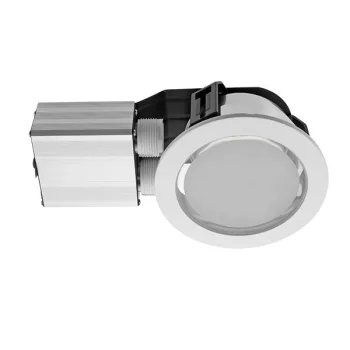 GL102-5" DOWNLIGHT FOR BATHROOM IP 44, WHITE 2XG24