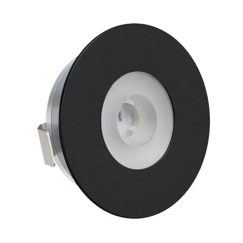 EL-CB28 LED CABINET LIGHT 12V/1.2W 4000K D36ММ,BL.