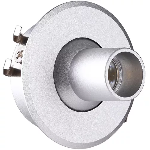EL-CF03 LED CABINET LIGHT 12V/1W 3000K D39MM, SI.