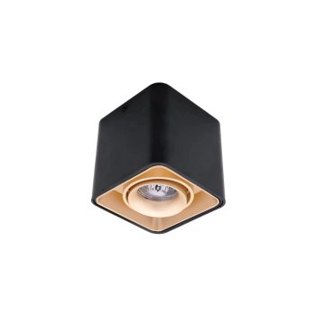   ELMARK Dl-044 Spot Lámpatest 1Xgu10 Négyzet Billenthető Arany/Fekete