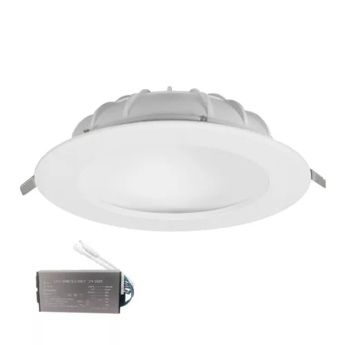 INDIRECT LED DOWNLIGHT 12W 230V 4000К D150mm+EMERGENCY KIT