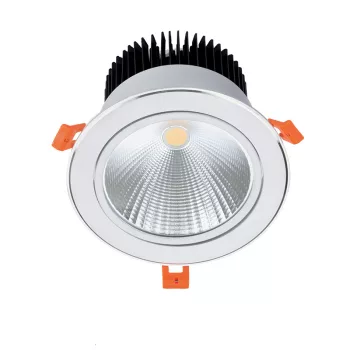 LED DOWNLIGHT RDL60COB 20W 230V 2700K 60° WHITE