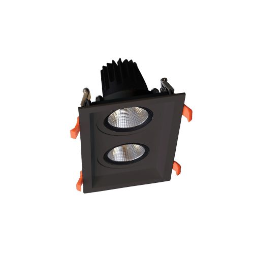 ELMARK Double Led Movable Spot Light 2X30W 230V 4000K Black
