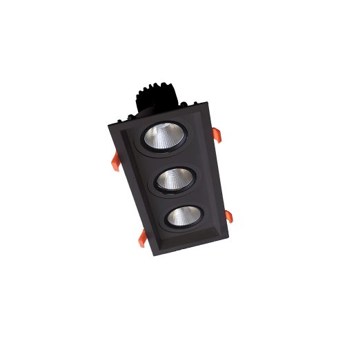 ELMARK Triple Led Movable Spot Light 3X30W 230V 4000K Black