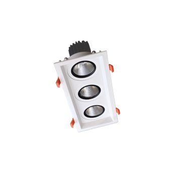 ELMARK Triple Led Movable Spot Light 3X30W 230V 4000K White