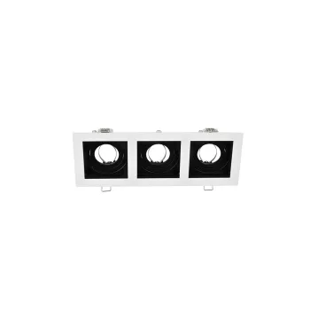 ELMARK El-110Sq3 Sq. Recessed Downlight Gu10 White & Black