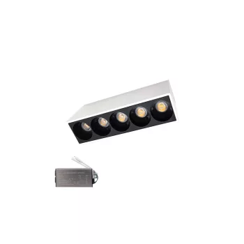 ELMARK Surface Linear Light El-14 10W  4000K, White & Black