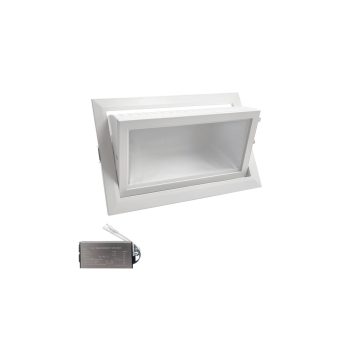   ELMARK Recessed Down Light El-6705 40W 6500K, White+Emergency Kit