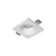 ELMARK Gypsum Spotlámpa Négyzet Gu10 100X100