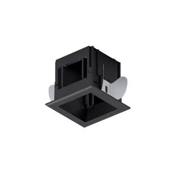 ELMARK Modena 1 Module Recessed Box With Frame Black