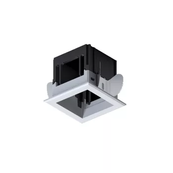 ELMARK Modena 1 Module Recessed Box With Frame White