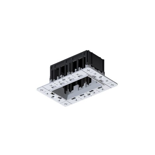 ELMARK Modena 2 Module Recessed Box Without Frame