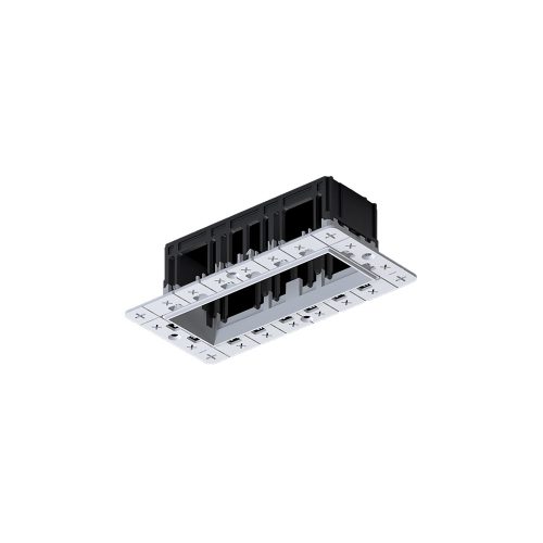 ELMARK Modena 3 Module Recessed Box Without Frame
