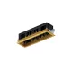 ELMARK Modena 4 Module Recessed Box With Frame Brass