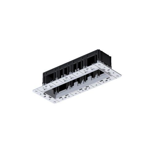 ELMARK Modena 4 Module Recessed Box Without Frame