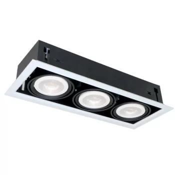 LED ACCENT FIXTURE QUAD312 12W 3XE27 2700K DARK GREY