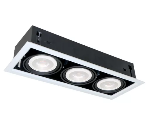 LED ACCENT FIXTURE QUAD312 12W 3XE27 2700K WHITE