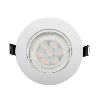 LED PLASTIC ROUND SPOTLIGHT HIGH POWER 6W 4000-4300K WHITE