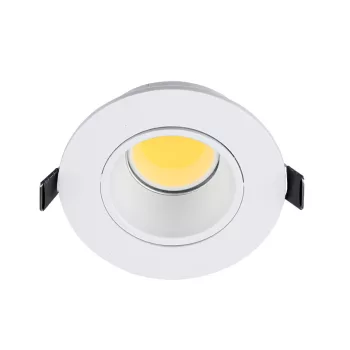 LED PLASTIC ROUND SPOTLIGHT COB 7W 4000-4300K WHITE
