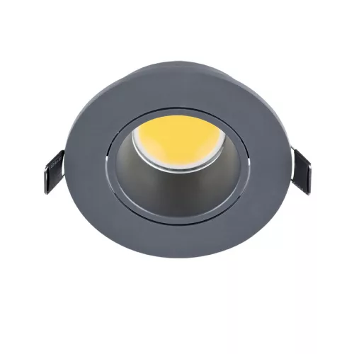 LED PLASTIC ROUND SPOTLIGHT COB 7W 2700-3000K GRAPHITE