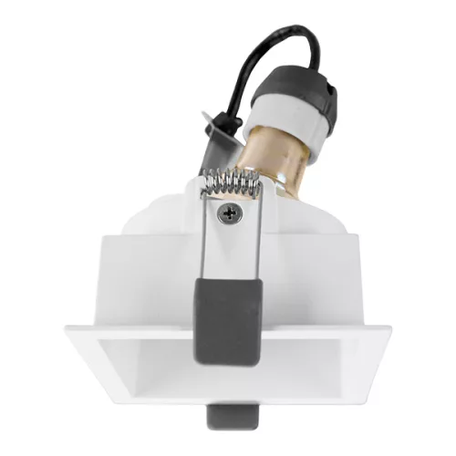 RECESSED SQUARE DOWN LIGHT R6869 GU10, WHITE