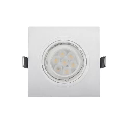 LED PLASTIC SQUARE SPOTLIGHT HIGH POWER 6W 2700-3000K WHITE