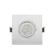 LED PLASTIC SQUARE SPOTLIGHT HIGH POWER 6W 2700-3000K WHITE