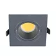 LED PLASTIC SQUARE SPOTLIGHT COB 7W 2700-3000K GRAPHITE