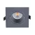 LED PLASTIC SQUARE SPOTLIGHT PAR 16 COB 7W 4000-4300K GRAPHITE