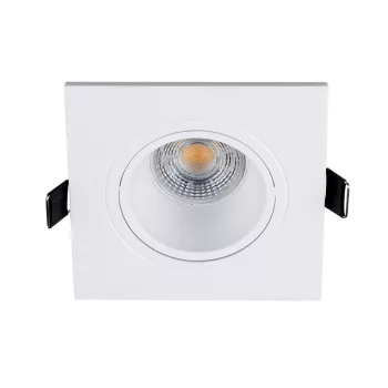 LED PLASTIC SQUARE SPOTLIGHT PAR 16 COB 7W 2700-3000K WHITE