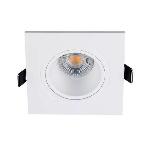 LED PLASTIC SQUARE SPOTLIGHT PAR 16 COB 7W 2700-3000K WHITE