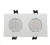 LED PLASTIC RECTANGLE SPOTLIGHT HIGH POWER 2X6W 4000-4300K S WHITE