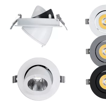 SKY TL180 COB TRACK LIGHT 20W 220-240V 6400K 24° GREY