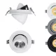 SKY TL190 COB TRACK LIGHT 30W 220-240V 6400K 24° BLACK