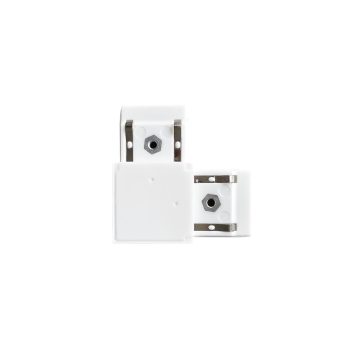 ELMARK El-Lc L-Connector For Ultra Slim Magn. Rail White