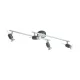 STELLAR VRANA SPOT WITH LED GU10 4X5.5W BLACK
