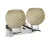 ESLO WALL FIXTURE 2XE27 BROWN