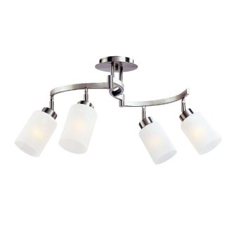 ADEL CHANDELIER 4XE27 SATIN NIKEL