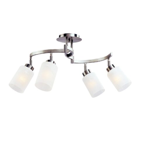 ADEL CHANDELIER 4XE27 SATIN NIKEL