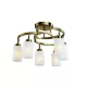 ADEL CHANDELIER 6XE27 ANTIQUE BRASS