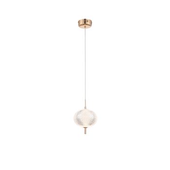 AMARO LED PENDANT 12W 3000K, GOLD