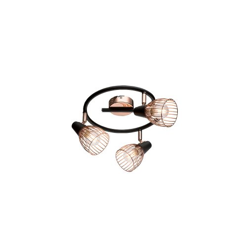 ELMARK Ambix Spot 3Xe14 Fekete/Réz
