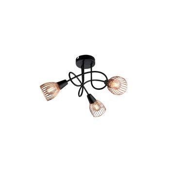 ELMARK Ambix Mennyezeti Lámpa 3Xe14 Fekete/Réz